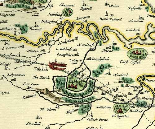 The Blaeu Map of 1624 (surveyed by Timothy Pont c1590)