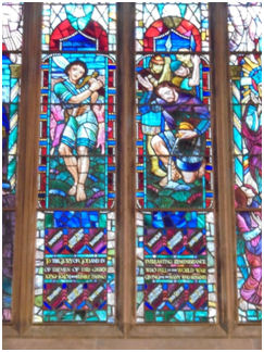 Zetland Church bottom detail