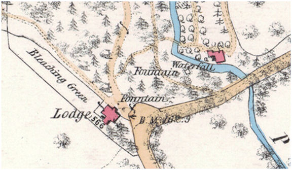 OS Map Millfield Lodge