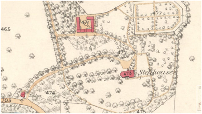 1st Edition Ordnance Survey Map